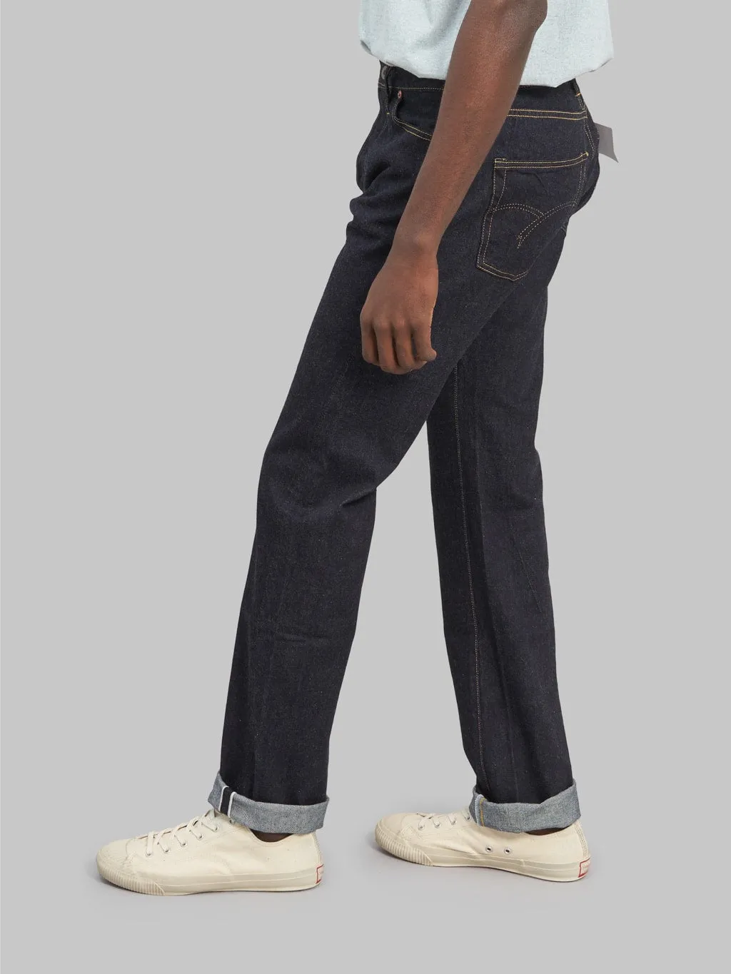 The Flat Head FN-S2003 12oz Wide Tapered Jeans