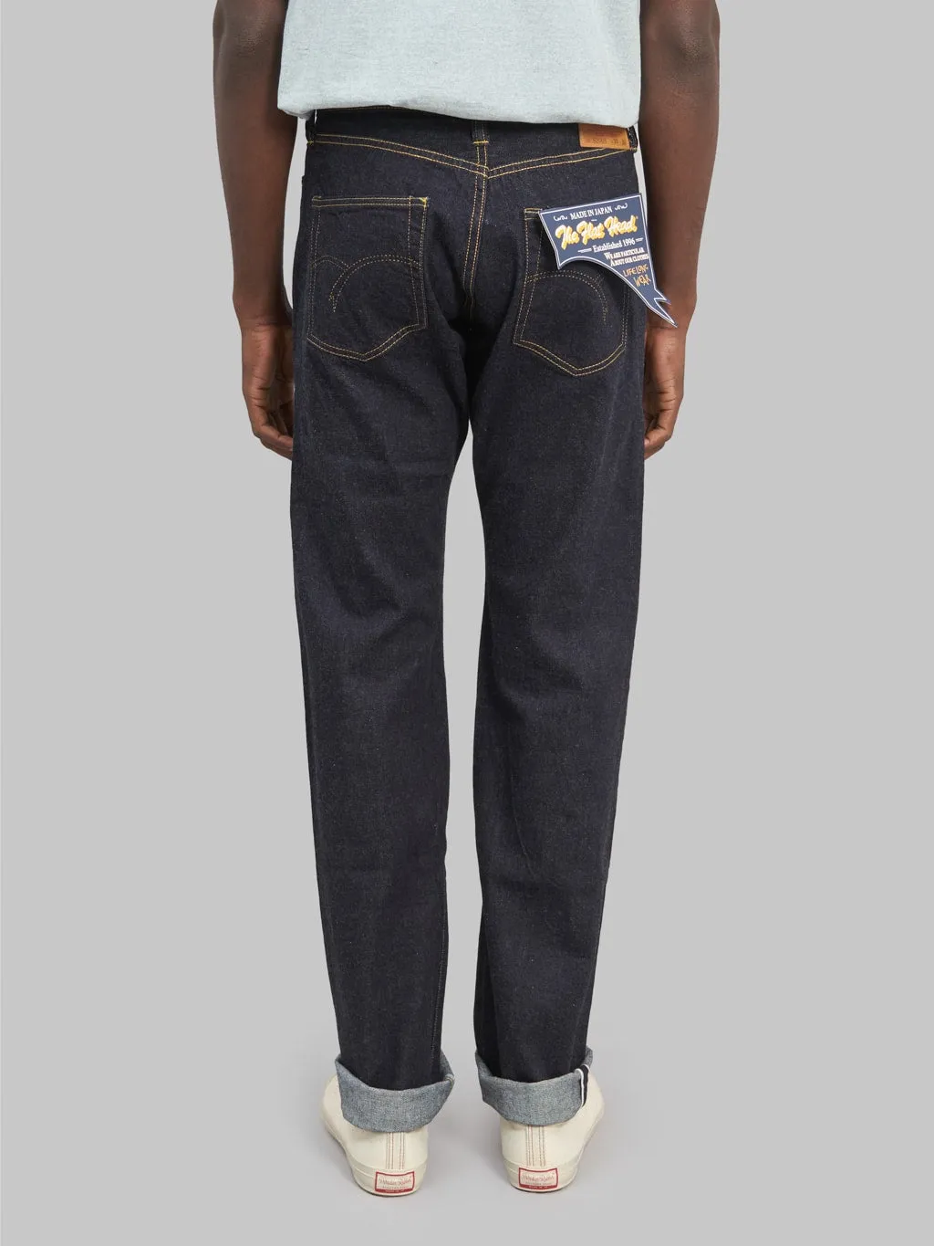 The Flat Head FN-S2003 12oz Wide Tapered Jeans