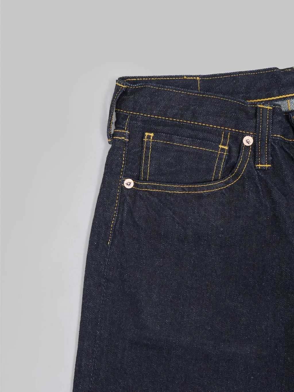 The Flat Head FN-S2003 12oz Wide Tapered Jeans