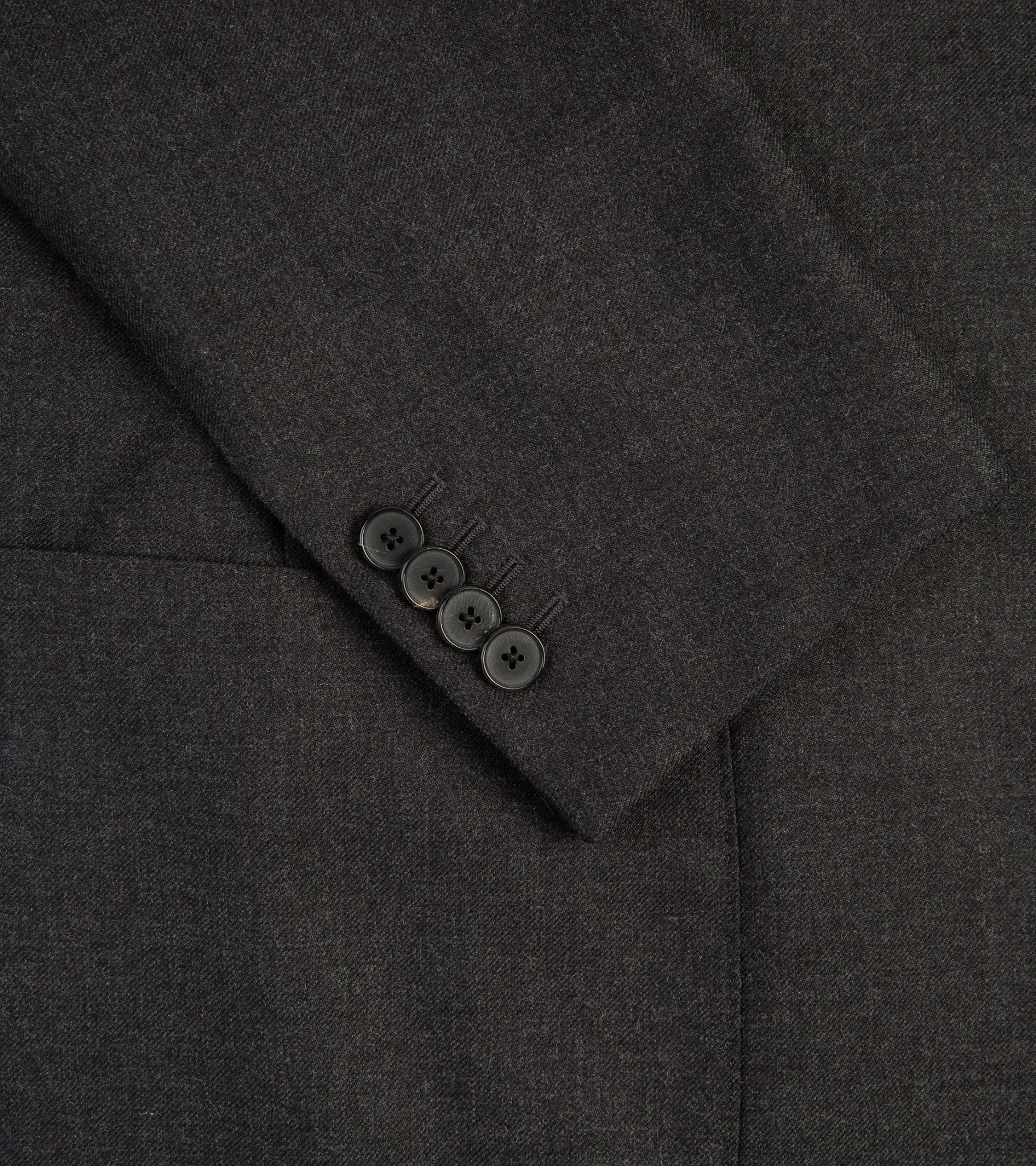 Trunk Wigmore Wool Twill Suit Jacket: Charcoal