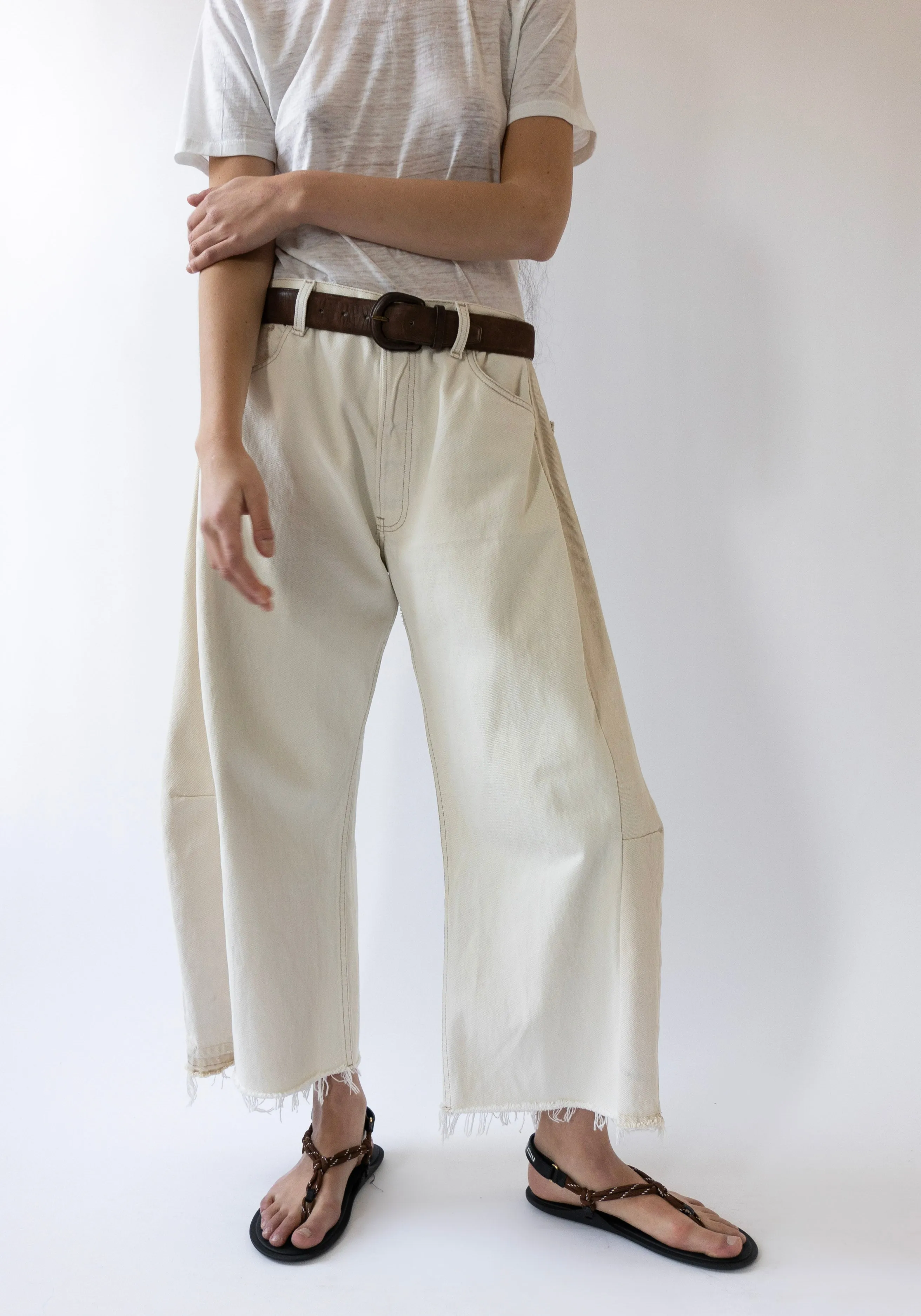 Vintage Lasso Jean in White