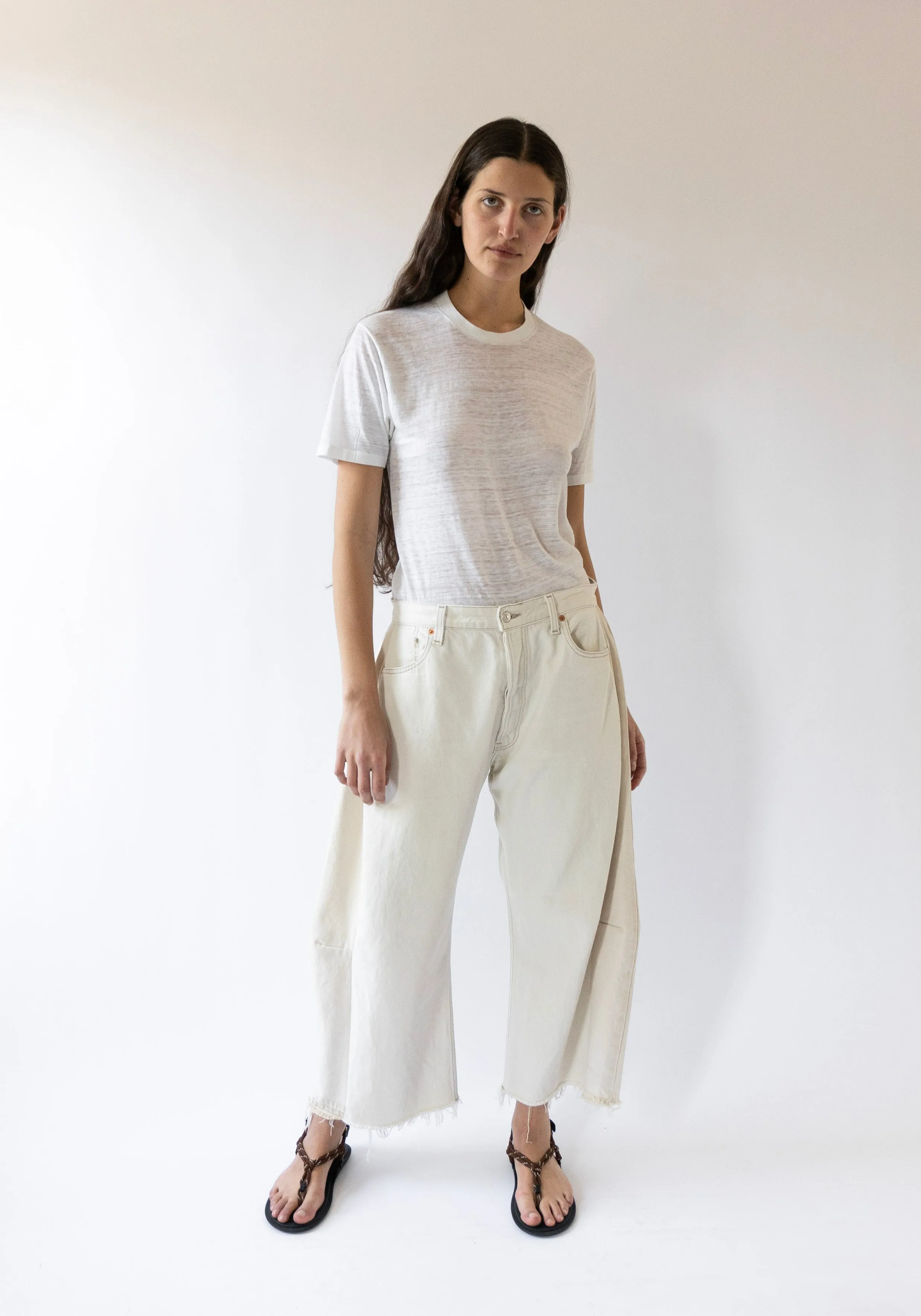 Vintage Lasso Jean in White