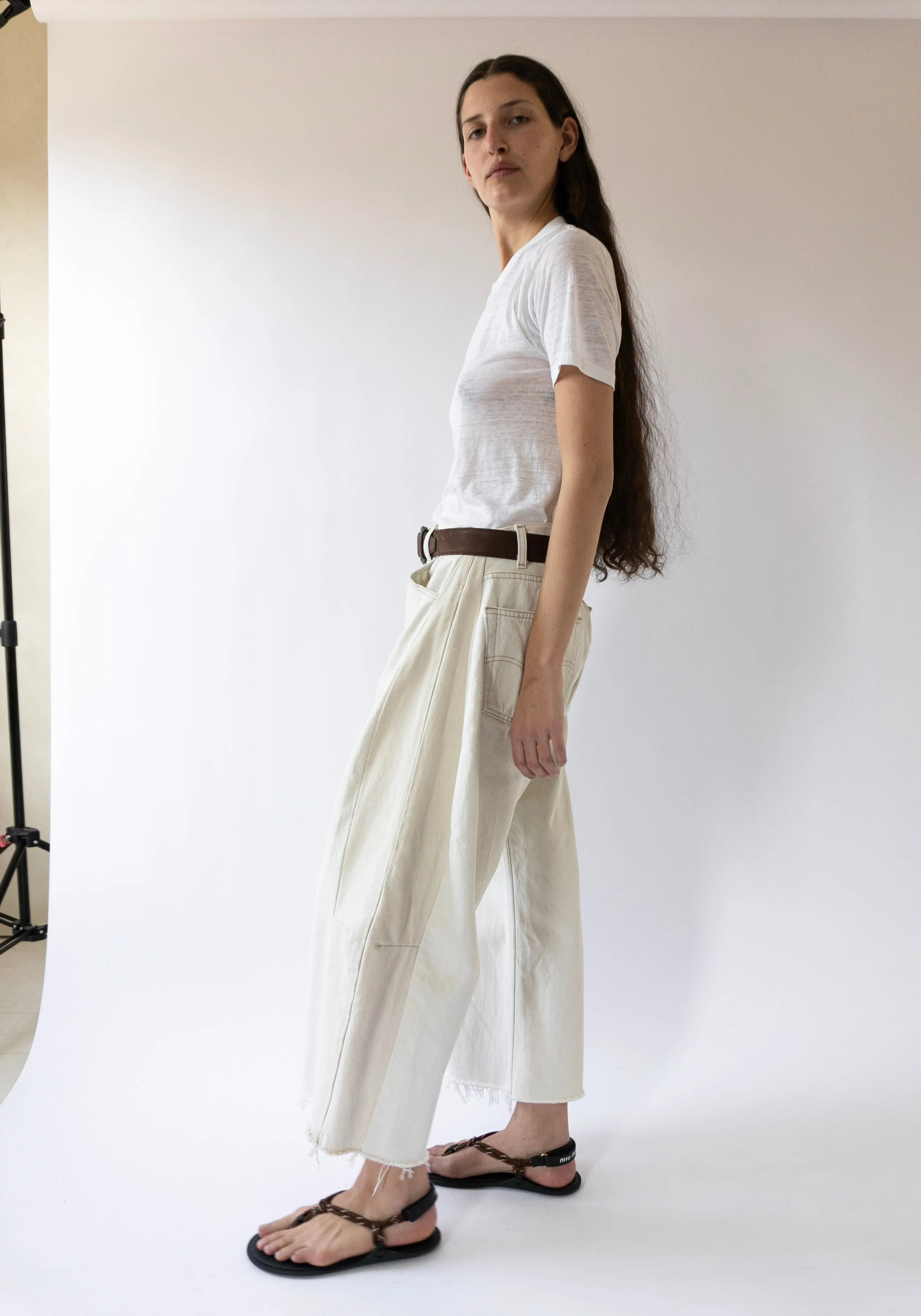 Vintage Lasso Jean in White