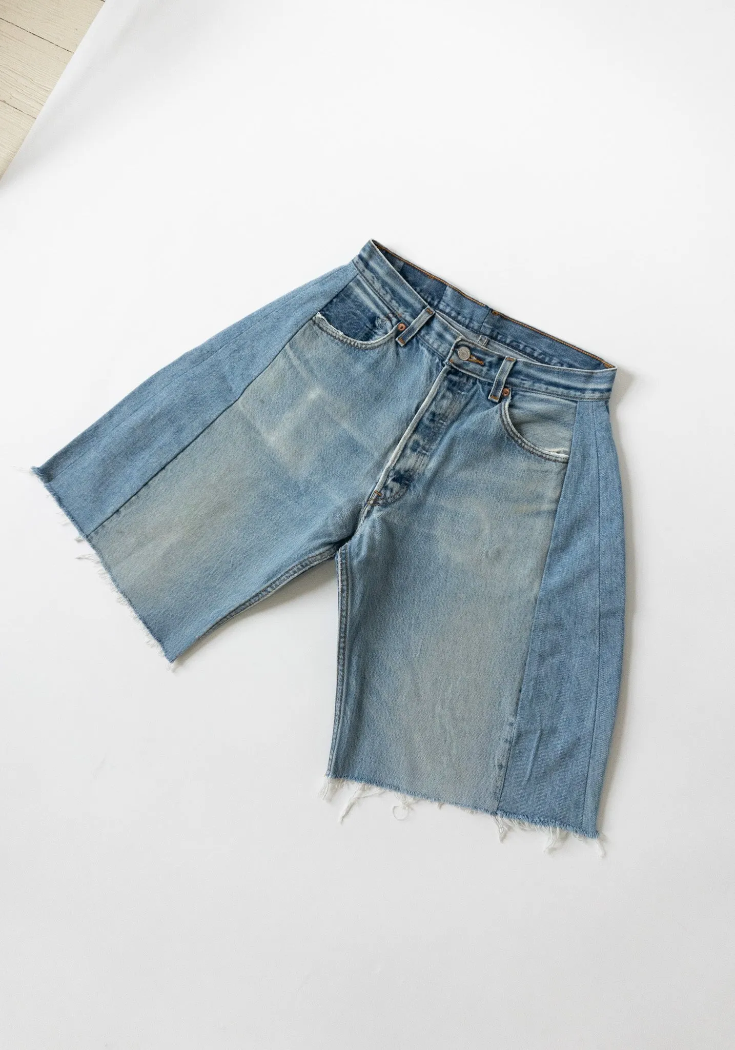 Vintage Lasso Jean Shorts in Indigo