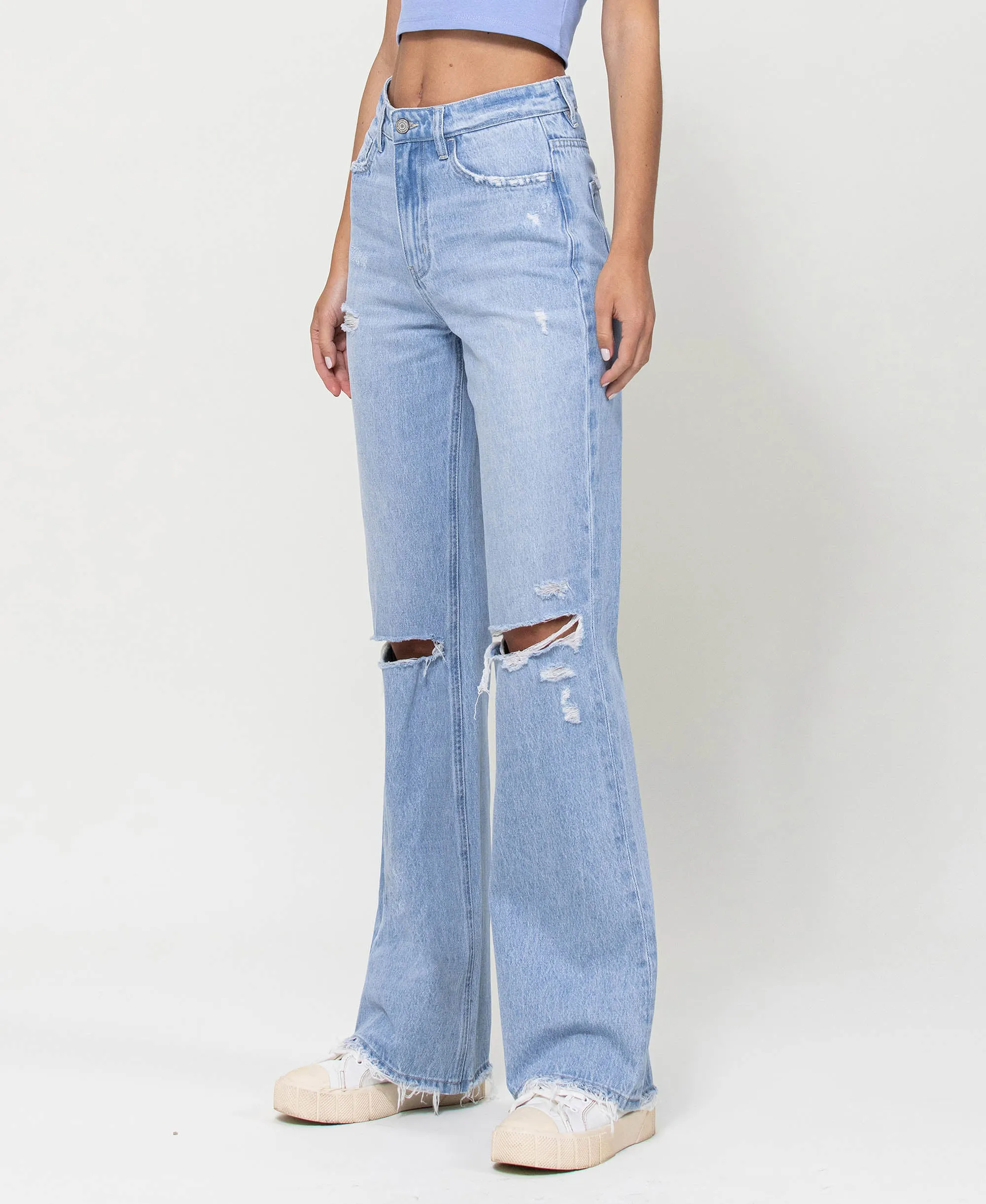 Western Promise - Super High Rise 90's Vintage Flare Jeans